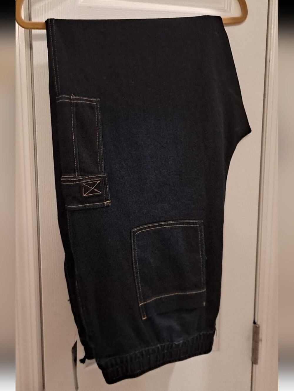Kingsize tie ankle jeens